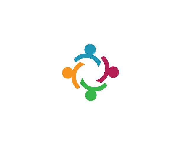 团队合作矢量图标图片下载