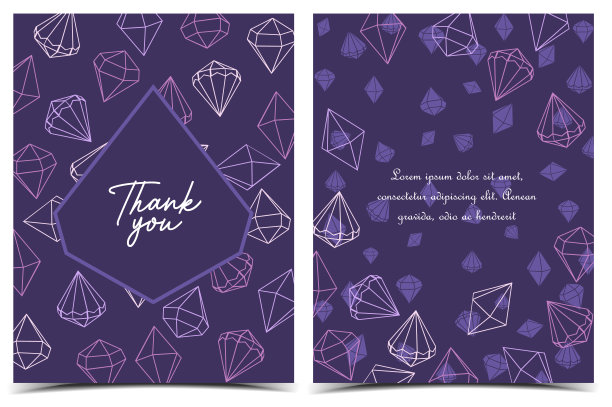 贺卡与珠宝，钻石图片下载