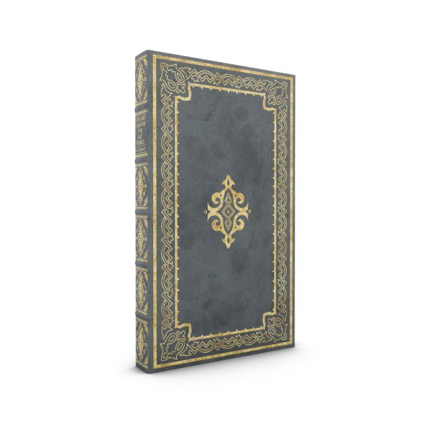 3D渲染旧书孤立的白色背景图片下载