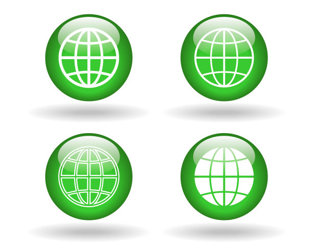 网页图标页面按钮符号。全球的标志。矢量插图形象。图片下载