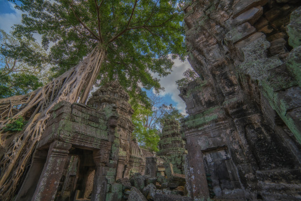 柬埔寨暹粒省吴哥窟艺术图片下载