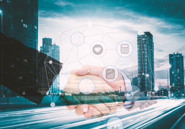 业务人员握手图片下载