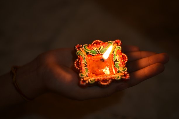 排灯节装饰，印度图片下载