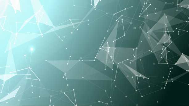摘要以未来创新技术的丛状模式的空拷贝空间为背景运动变换，以线网络为分散通信连接的数字商业概念图片下载