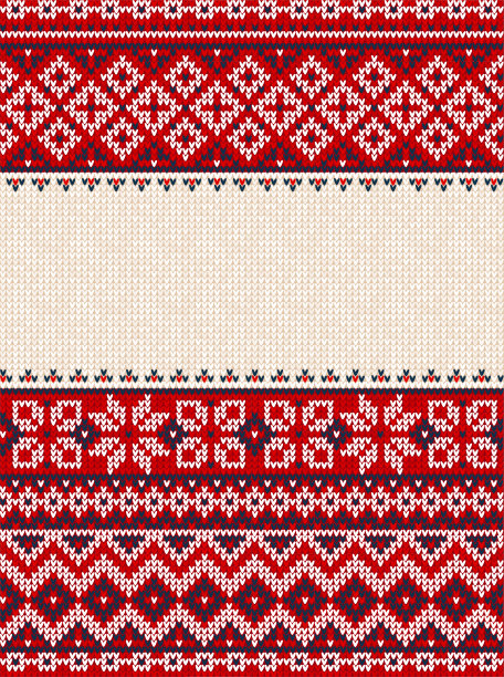 丑陋的毛衣圣诞晚会装饰背景无缝图案图片下载