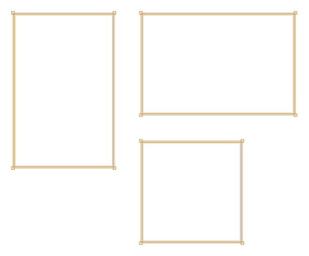 适合A4尺寸的纸张。装饰框。素材图片