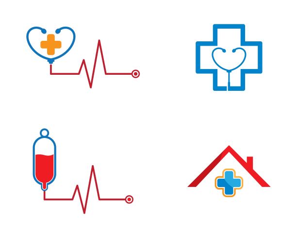 医学交叉矢量图标图片下载