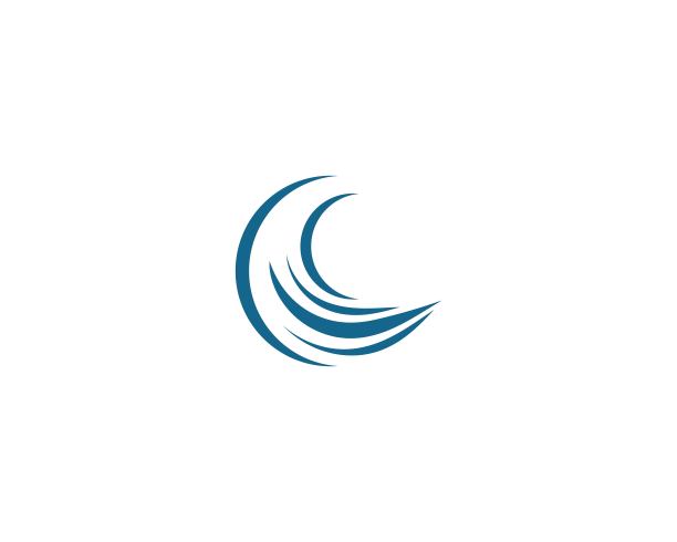波浪符号矢量图标图片下载
