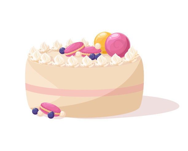 芝士蛋糕的蛋糕素材图片