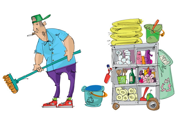 酒店员工。图片下载