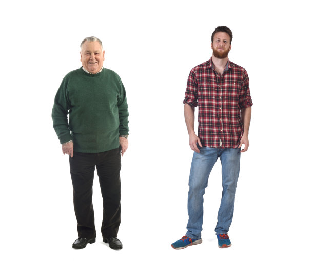 白色背景上的肖像图片下载