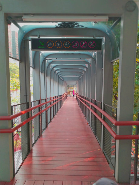 老人桥和轮椅图片下载