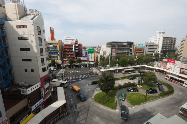 日本东京杉上区的御久保图片下载