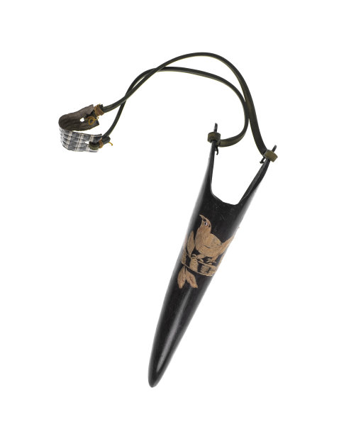 射击骨弹弓孤立在白色背景图片下载