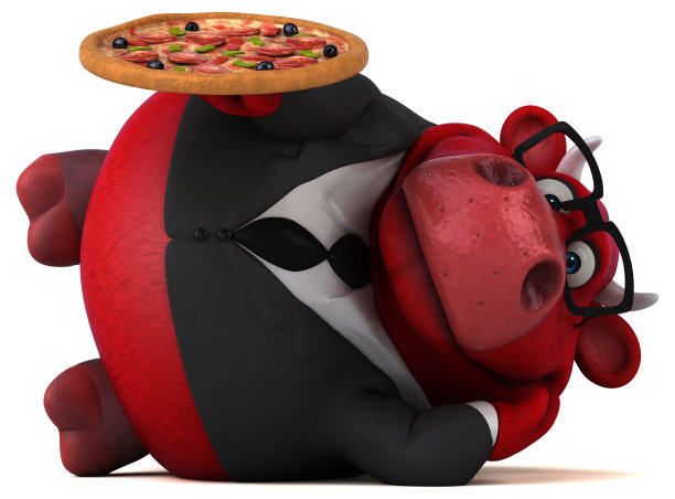 红牛- 3D插图图片下载