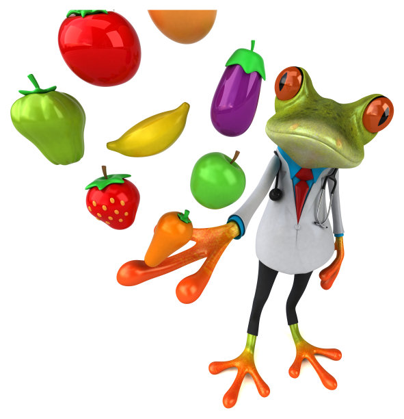 青蛙医生- 3D插图图片下载