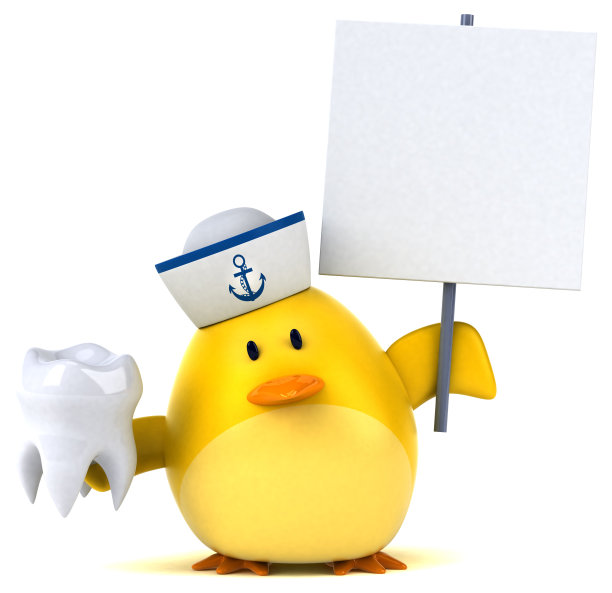 黄色的鸟- 3D插图图片下载