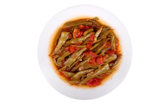 土耳其著名和美味的自制菜肴的照片为酒店和餐厅的订单和菜单和互联网和电视taze fasulye绿豆图片下载