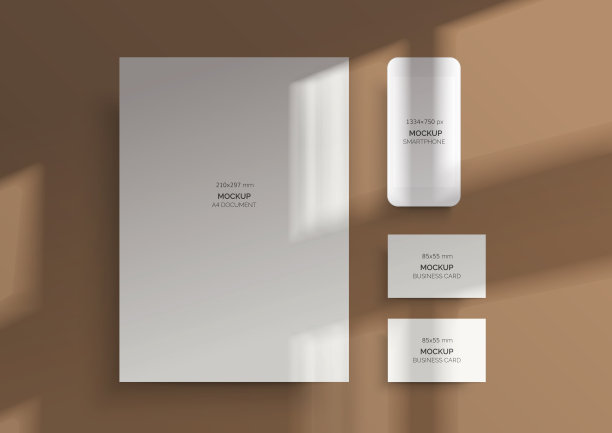 品牌原型。自然光阴影叠加图片下载