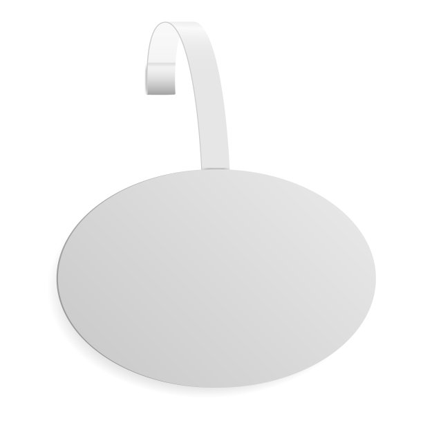 耳环模型。商店销售不稳定的人。塑料点图片下载