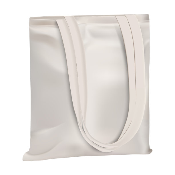 生态袋模型。棉帆布手提袋购物空白图片下载