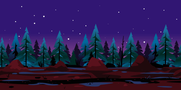 《夜森林》游戏背景图片下载