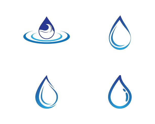 水滴矢量图标图片下载