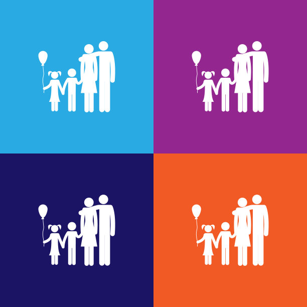 家庭行走图标。移动概念和web应用程序的旅游图标元素。细线家庭行走图标可以用于网络和移动。Premium图标上的白色背景图片下载