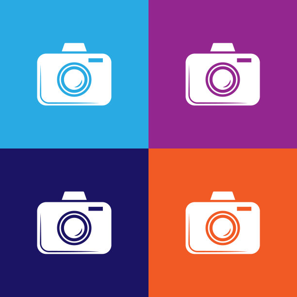 照片相机矢量图标。旅游插图图标的元素。标志，符号可以用于网页，标志，手机应用，UI，用户体验图片下载