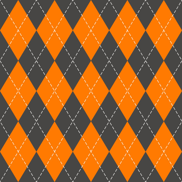 万圣节Argyle格子。苏格兰笼背景图片下载
