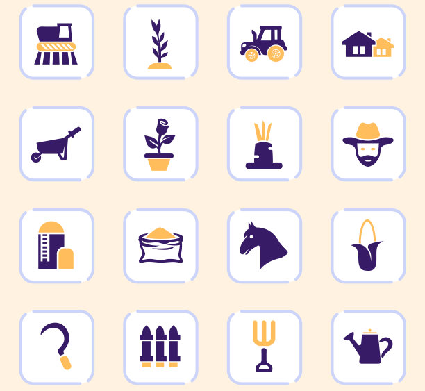 农业图标设置图片下载