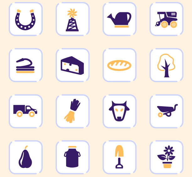 农业图标设置图片下载