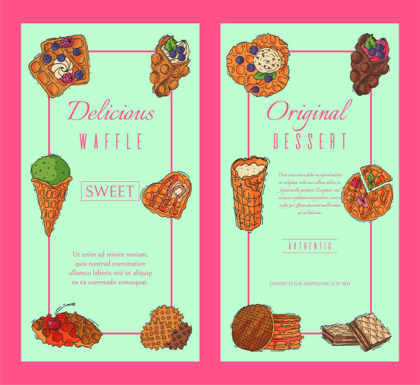 脆脆威化旗巧克力奶油口味的比利时甜品饼干图片下载