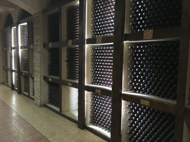 酒窖中用于储存酒瓶的大隔间。图片下载