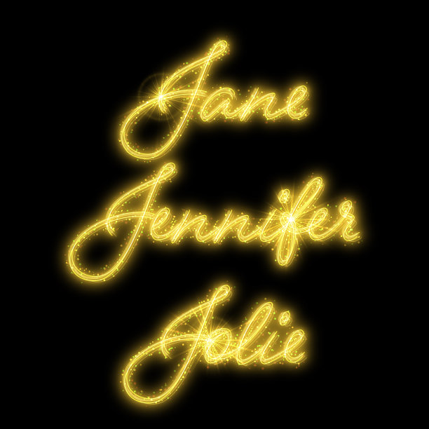 炯炯有神的女性名字图片下载