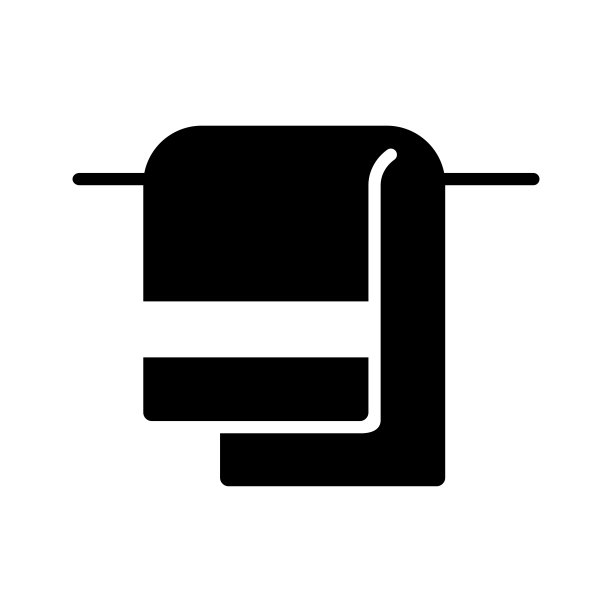 毛巾图标矢量设计模板图片下载