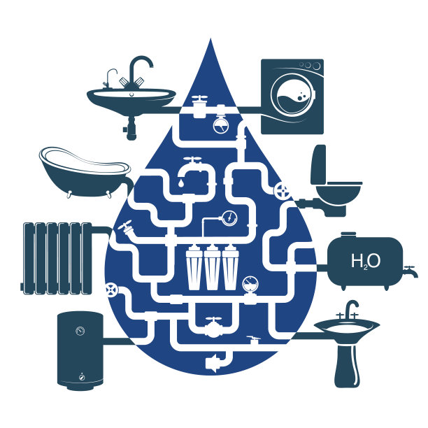 水管维修和安装滴水管道图片下载