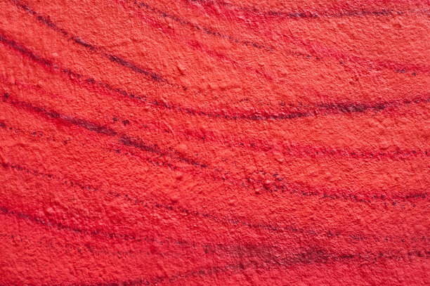 红色的画在墙上纹理图片下载