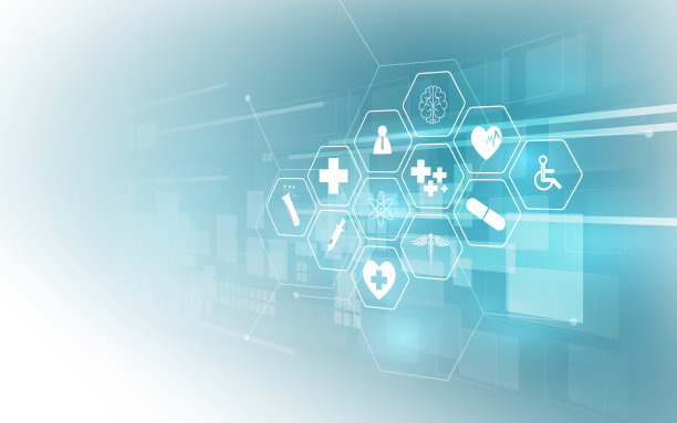 医疗保健图标图案医疗创新概念背景设计图片下载