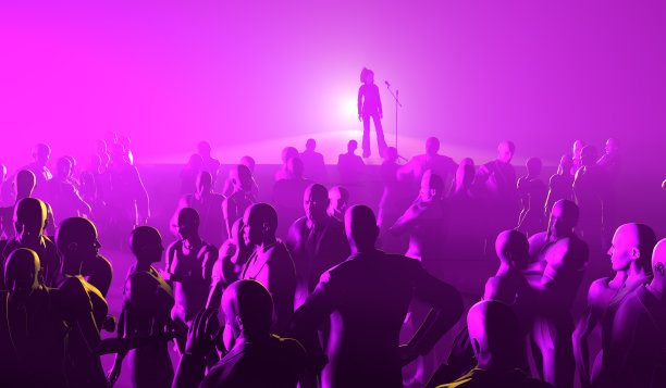 歌手女孩与人图片下载