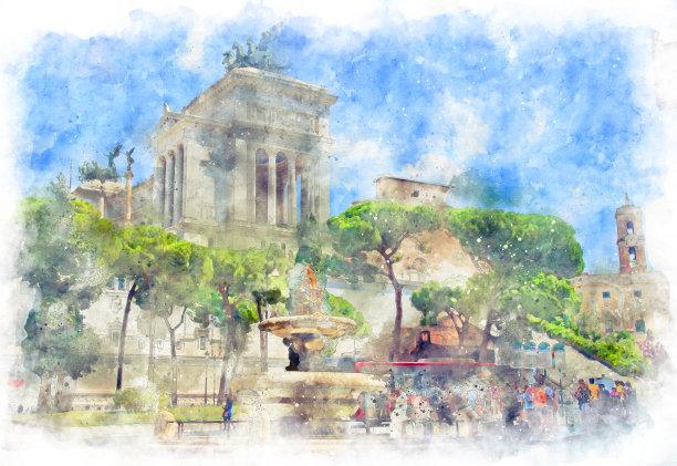 阿拉科伊里广场的照片，在祖国的祭坛上图片下载