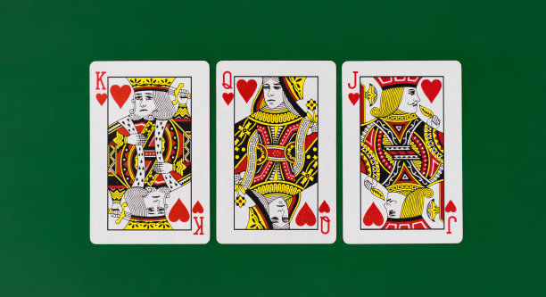Playing Cards full deck green with plain background mockup casino扑克图片下载