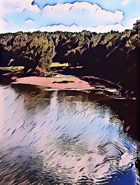 岛屿在流插图图片下载