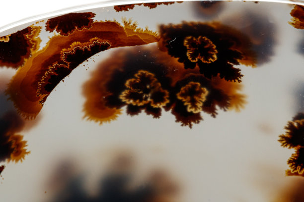 宏观矿物石上的木香在白色的背景图片下载