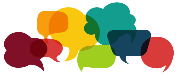 通信的概念。彩色气泡。社交网络。彩色的云。说话-讨论-聊天。符号说话和交流。友谊和对话多元文化图片下载