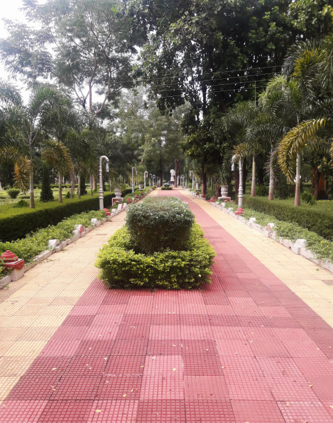 公园入口视图图片下载