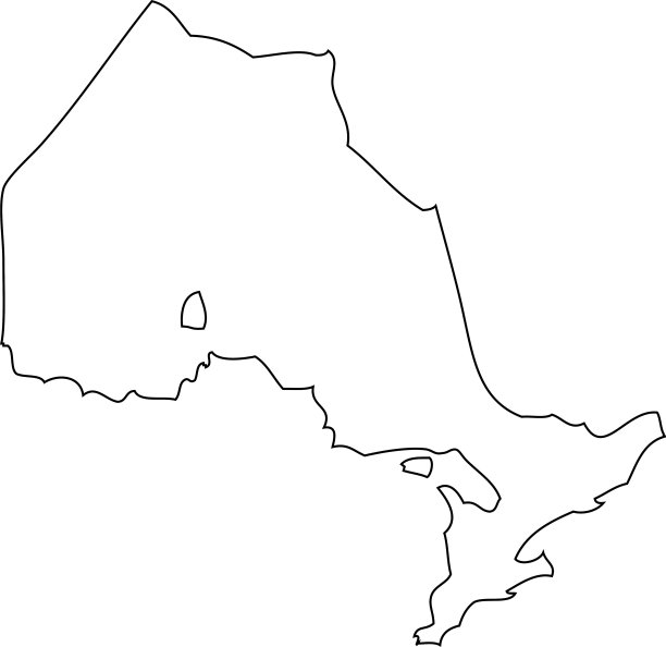 加拿大州地图。安大略图片下载