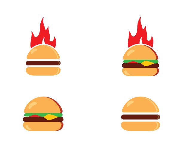 汉堡矢量图标图片下载