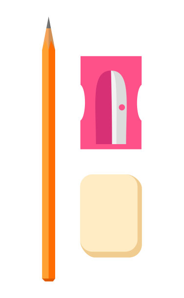 采购产品木制铅笔，粉红色卷笔刀和米色橡胶套图片下载