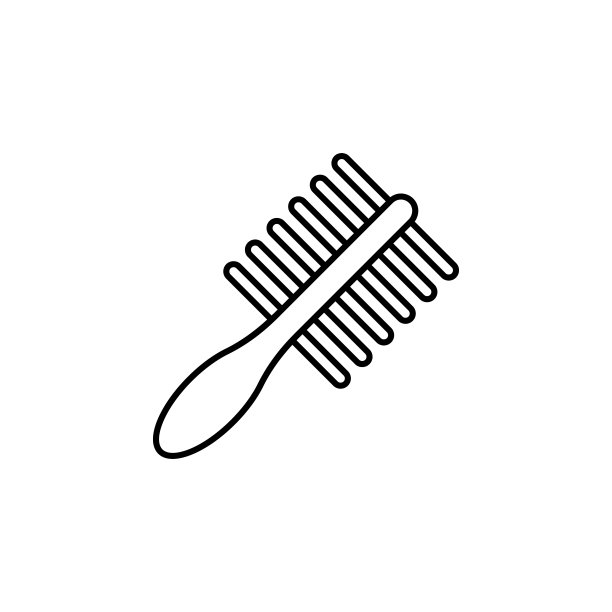 画笔图标。简单的细线，轮廓插图的美丽图标的用户界面和用户体验，网站或移动应用程序图片下载